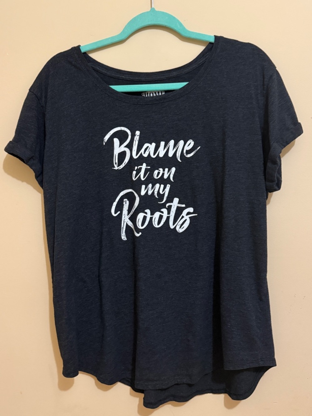 Womens Graphic Tee "Blame It On My Roots"